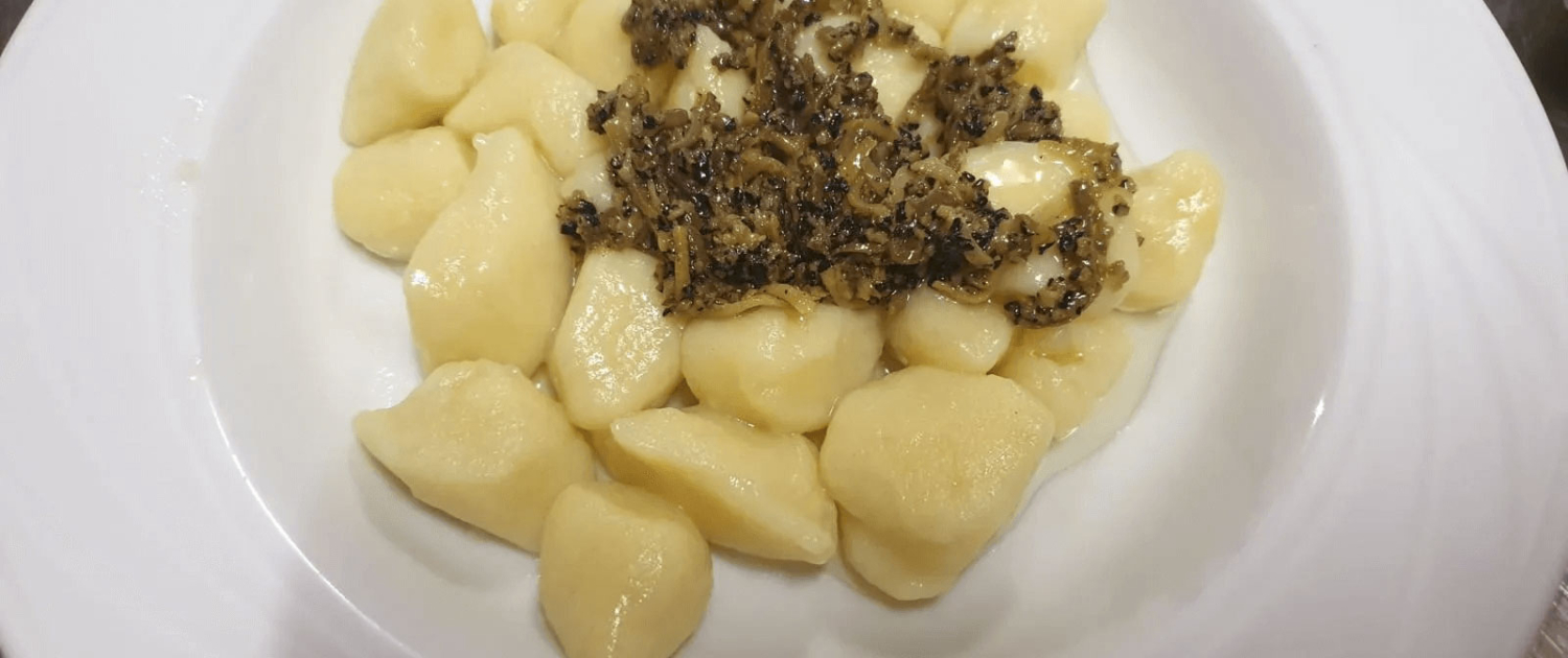 gnocchi con tartufo trattoria isola vicentina Chiumento